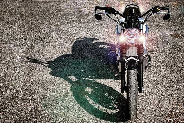 Pattes de phare moto courtes avec support clignotant LSL - Eclairages - Moto  & scooter