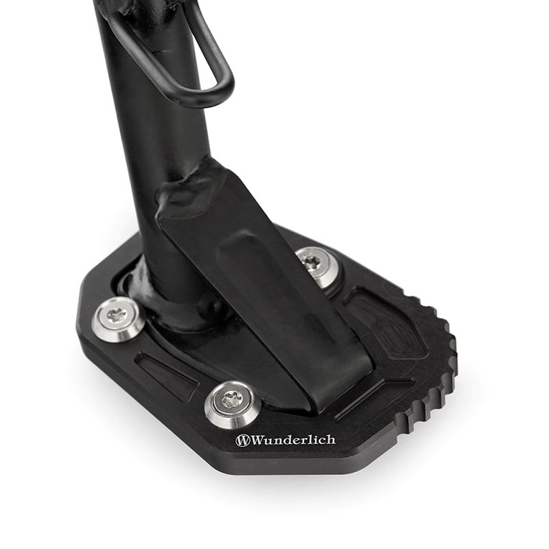 Extension De Béquille Latérale Moto Ducati Diavel Cromo (2011-2016) - Plaque Agrandisseuse CNC En Alliage (couleur Titane, Or, Argent, Rouge, Noir)