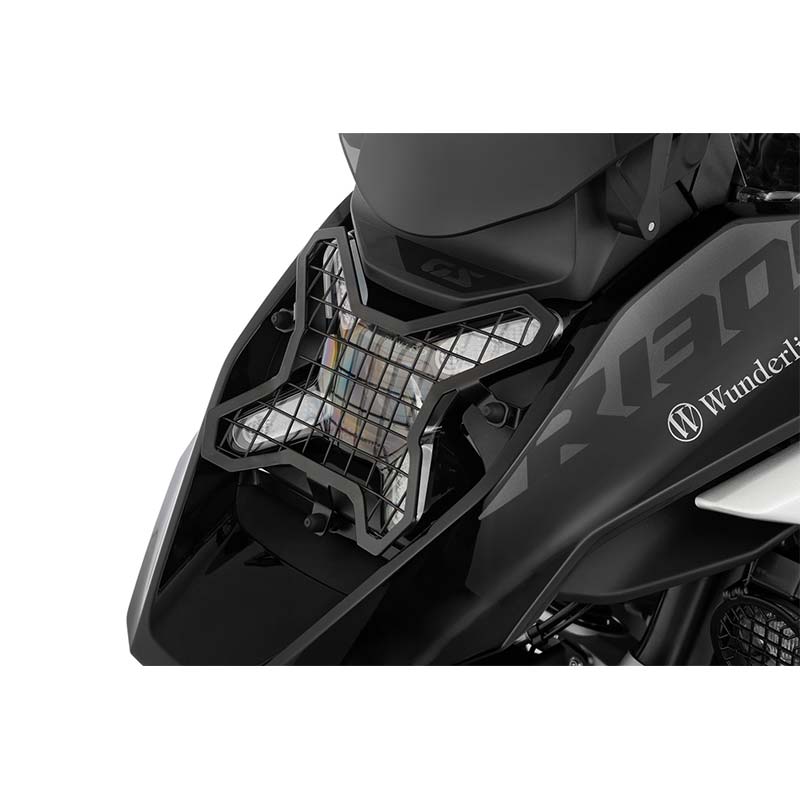 Grilles De Protection Phares Moto LED - Compatible BMW GS 1200, Benelli TRK, Honda NC700X - Noir - Neuf