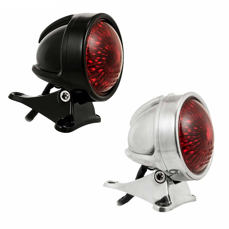 Feu Arrière LED Motocross – Feu Stop Rouge 12 LED Universel Pour Moto, Quad, Custom Bike