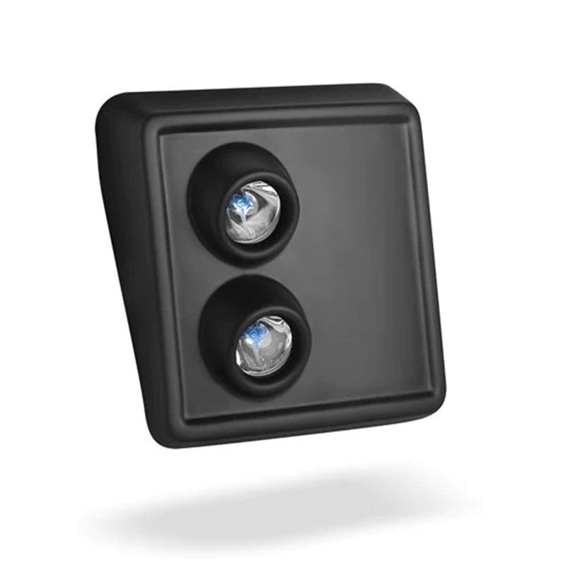 Flat tracker headlight plate