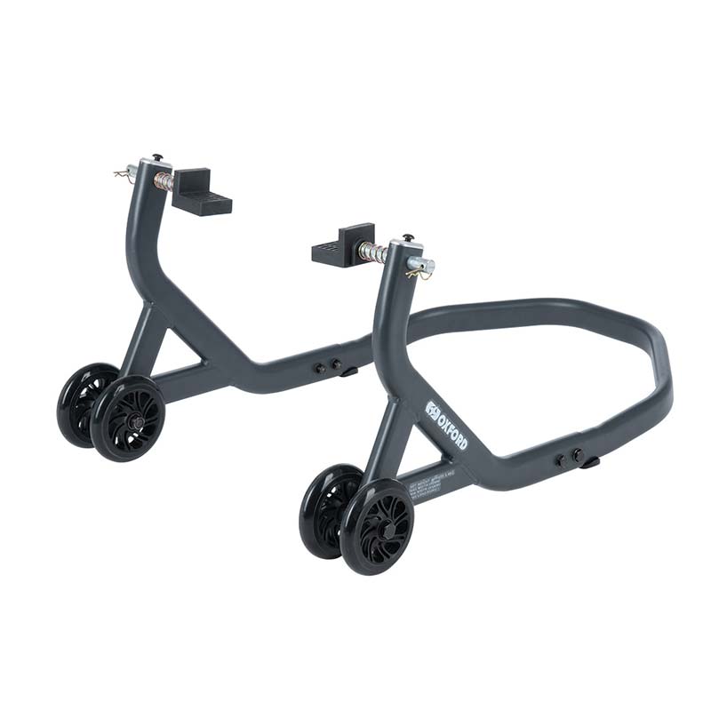 Adaptateurs pour bequille atelier moto Oxford OX289. Blackpines.fr