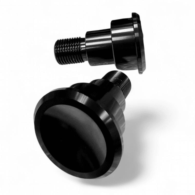 Adaptateurs  motone custom pour retroviseurs moto embouts de guidon Yamaha. Blackpines.fr