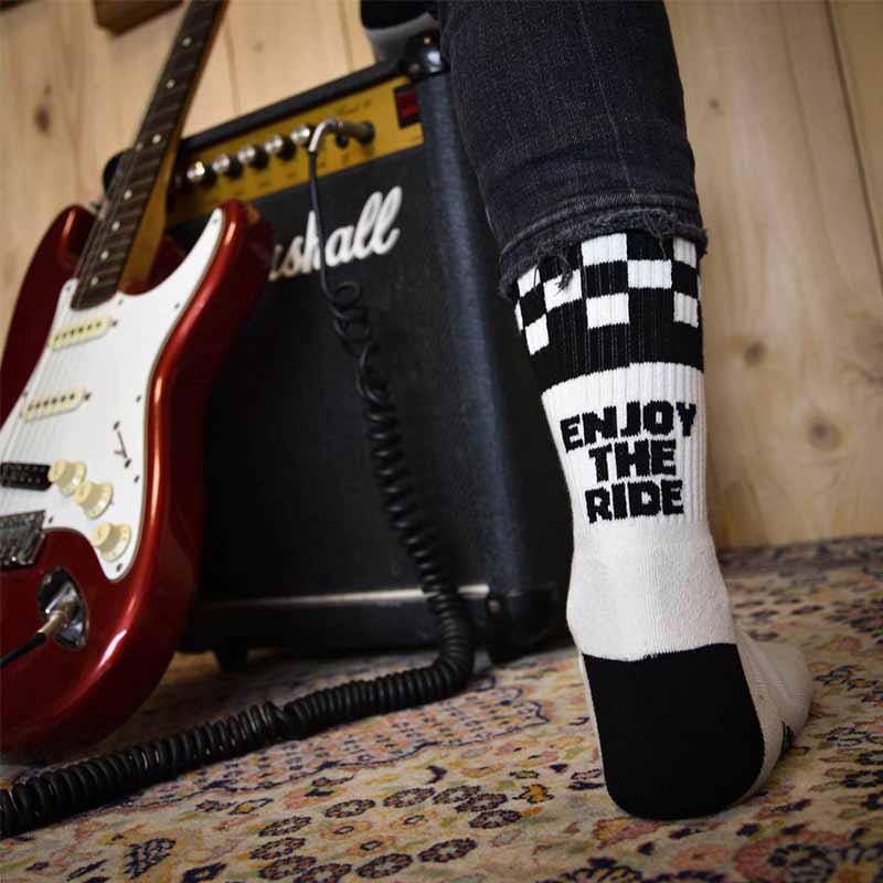 Chaussettes homme a damier Checker Age of Glory. Blackpines.fr