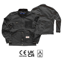 Veste moto noire Craftsman Age of Glory. Blackpines.fr