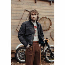 Veste moto noire Craftsman Age of Glory. Blackpines.fr