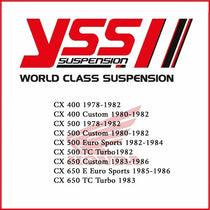 Amortisseurs pour HONDA CX (1978-1986) | YSS - blackpines.fr
