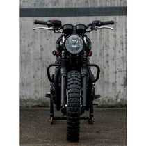 Pare carter moto noir Motone Craig pour Triumph. Blackpines.fr