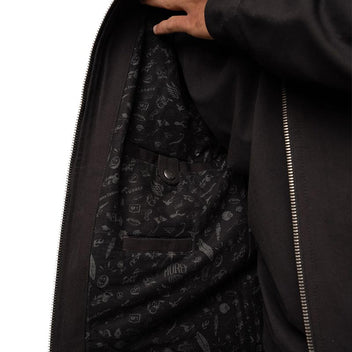 Blouson Harrington worker noir ATAR Morex Custom.