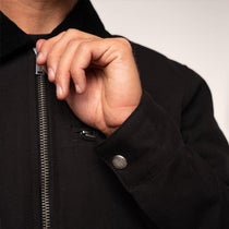 Blouson Harrington worker noir ATAR Morex Custom.