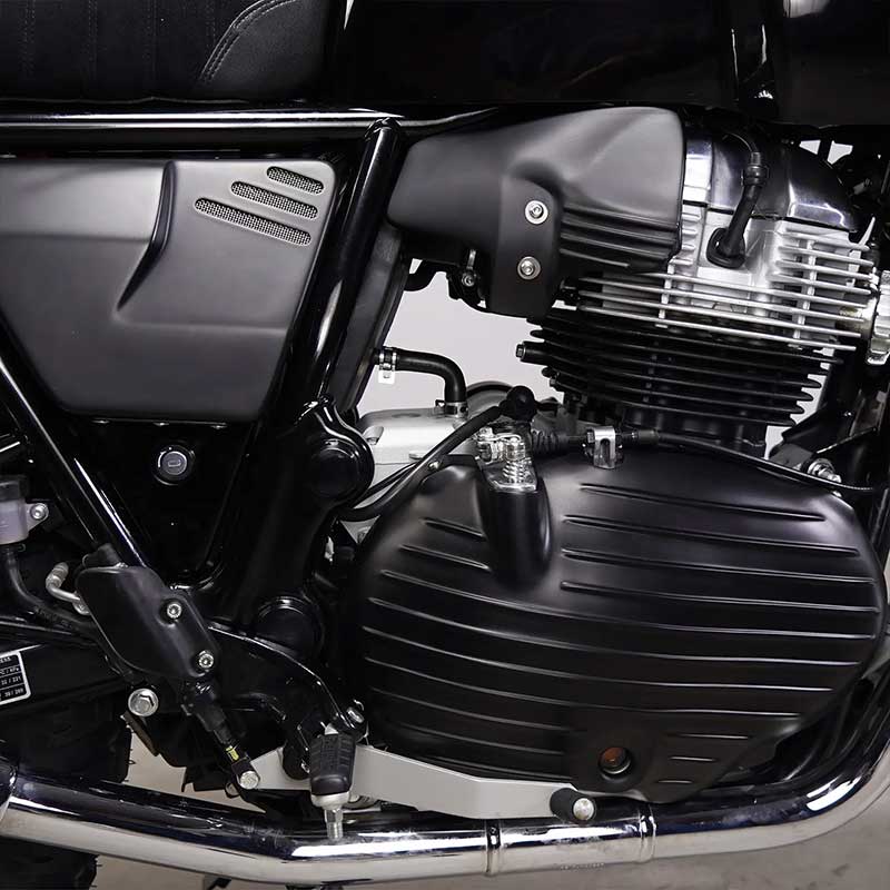 Deflecteur air Interceptor et Continental GT Bonvent Motorbikes. Blackpines.fr