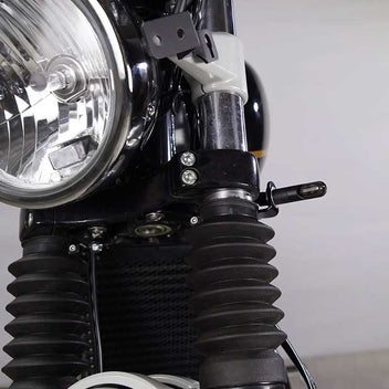 Supports clignotants avant pour Royal Enfield Bonvent Motorbikes. Blackpines.fr