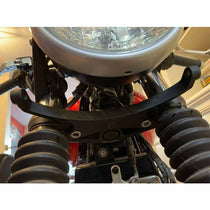 Support clignotants BOOMERANG Motone Customs pour Te Inférieur Triumph. Blackpines.fr