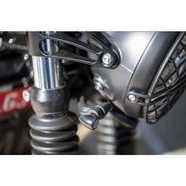 Support clignotants BOOMERANG Motone Customs pour Te Inférieur Triumph. Blackpines.fr
