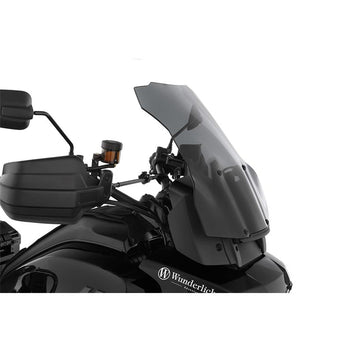 Bulle moto grise fumee Marathon Wunderliche pour Harley-Davidson Pan America 1250. Blackpines.fr