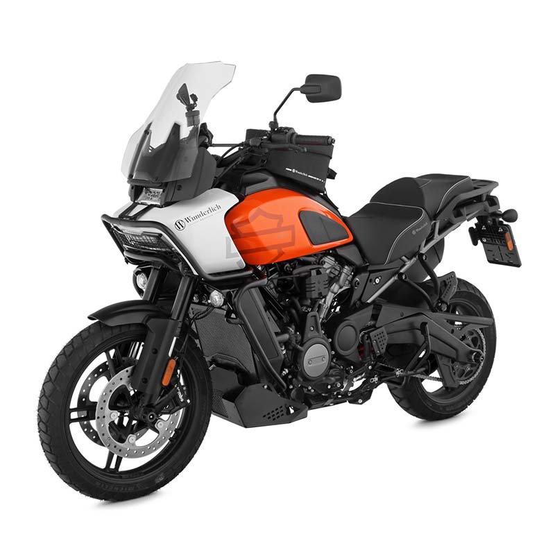 Bulle moto transparente Marathon Wunderliche pour Harley-Davidson Pan America 1250. Blackpines.fr
