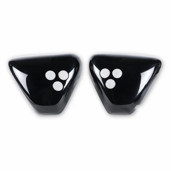 Caches latéraux noir brillant Bonvent Motorbikes pour Triumph Bonneville T120.