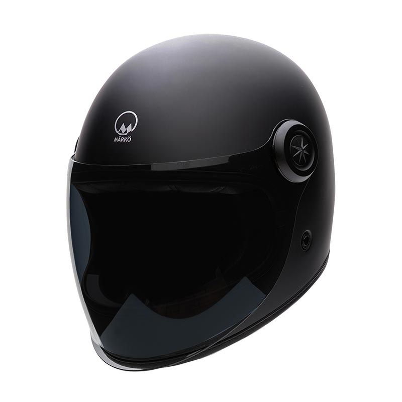 Casque moto integral Marko Dark Side Black Mat. Blackpines.fr