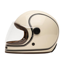 Casque integral moto Full Moon 2 creme et noir de Marko Helmets. Blackpines.fr