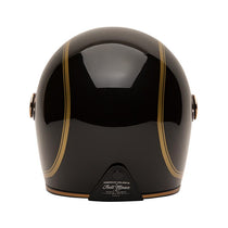 Casque moto integral Full Moon 2 noir et or de Marko Helmets. Blackpines.fr
