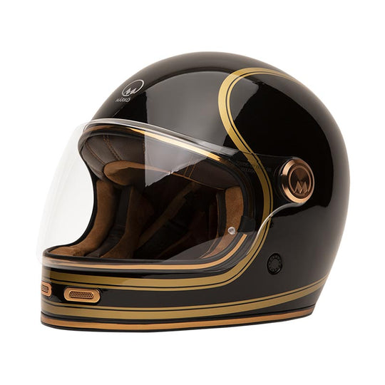 Casque Intégral Moto Full Face – Certifié ECE/DOT, Lentilles Noires HD, Tailles M-2XL (57-64 Cm)