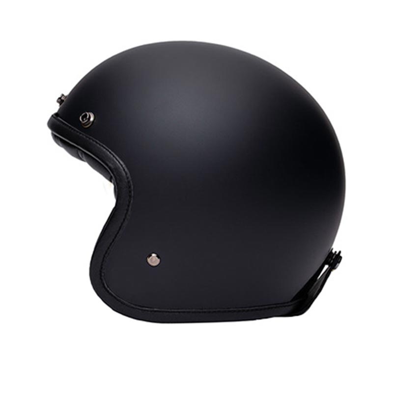 Casque jet The Classic Triple Black Marko. Blackpines.fr
