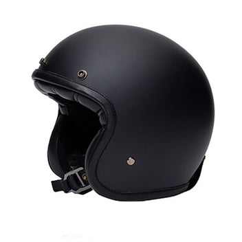 Casque jet The Classic Triple Black Marko. Blackpines.fr