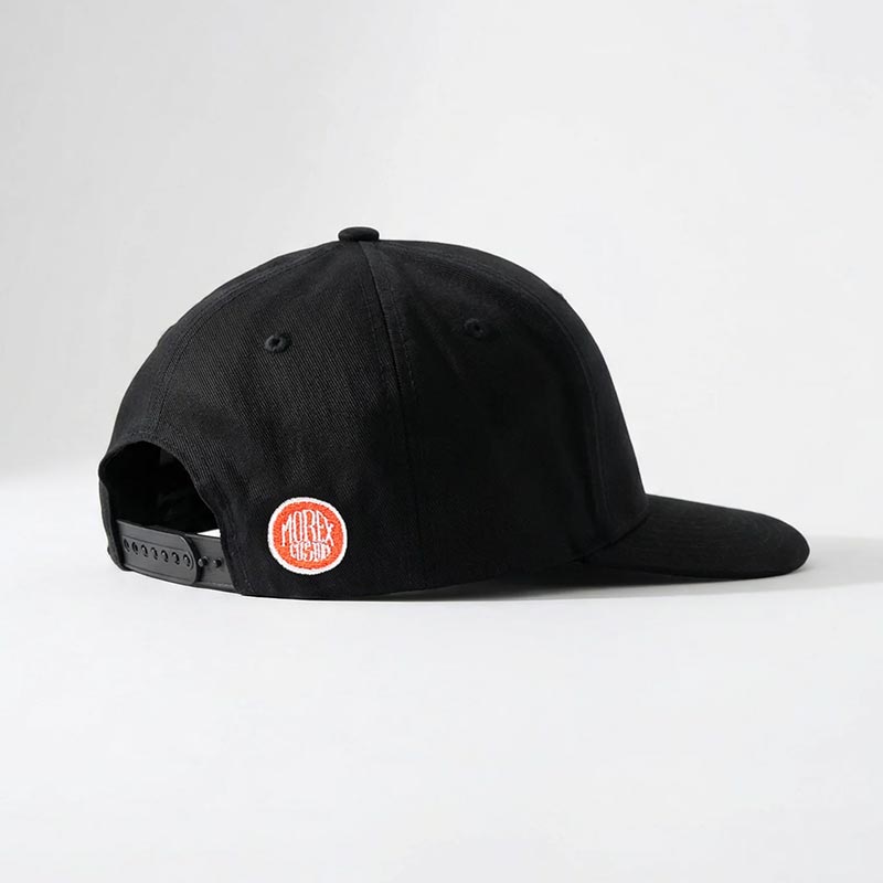 Casquette Morex Custom Track noire taille unique fermeture réglable.