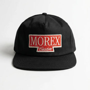 Casquette Morex Custom Track noire taille unique fermeture réglable.
