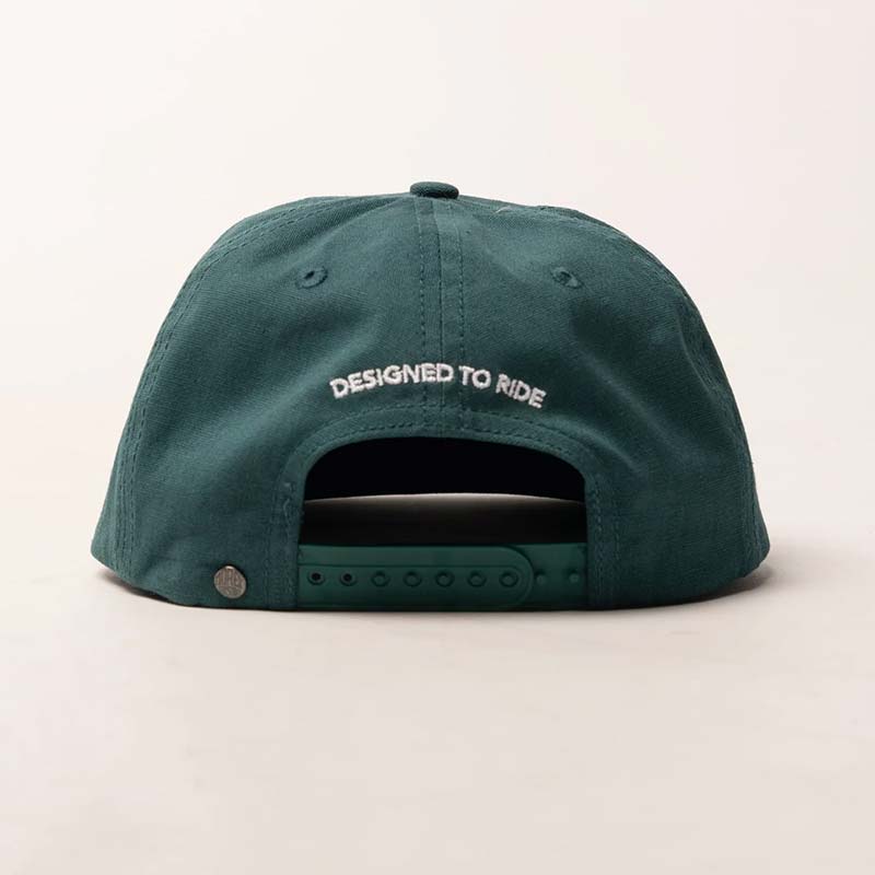Casquette verte toile lavée GUNCAP Morex Custom.