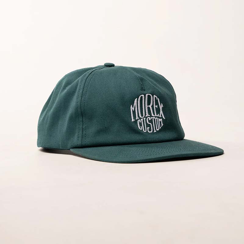 Casquette verte toile lavée GUNCAP Morex Custom.