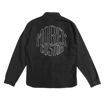 Chemise noire coton homme Morex Custom ROAD.