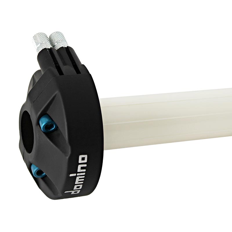 Commande accelerateur bicylindre Domino. Blackpines.fr