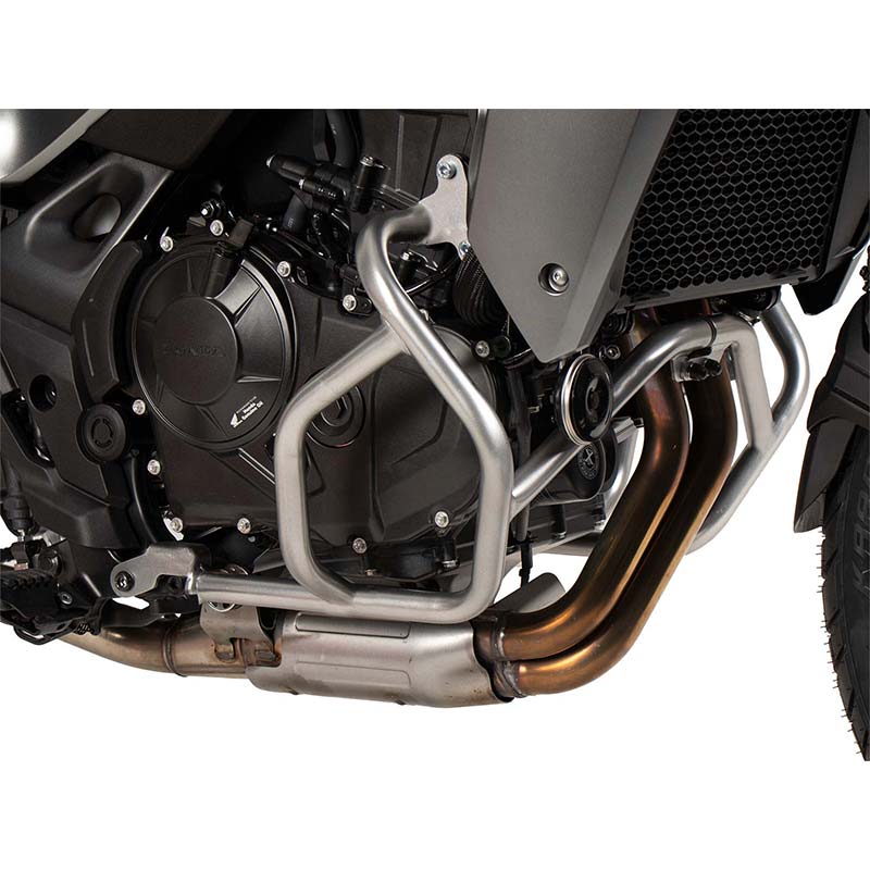 Crash bar moteur argent Hepco & Becker pour Honda XL750 Transalp 2025-2026.