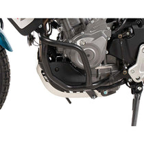 Barres de protection moteur noires Hepco & Becker pour CFMOTO 450MT. Blackpines.fr