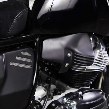 Deflecteur air Interceptor et Continental GT Bonvent Motorbikes. Blackpines.fr