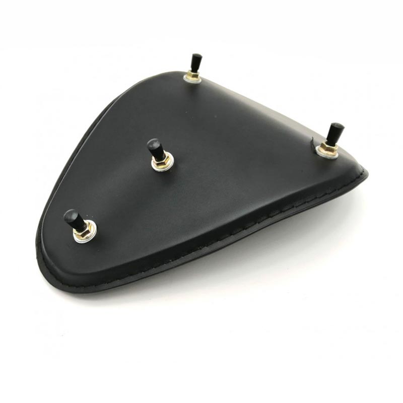 Selle bobber noir Brazoline. Blackpines.fr