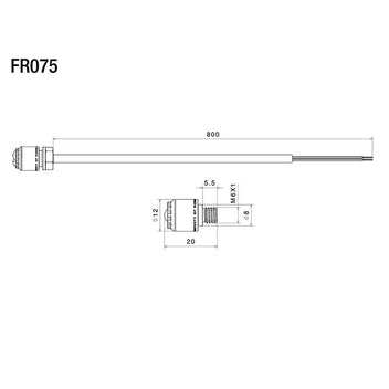 Clignotants moto LIGHT UNIT S fr075 Rizoma. Blackpines.fr