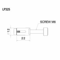 Kit de montage LP325B pour rétroviseur moto Rizoma. Blackpines.fr