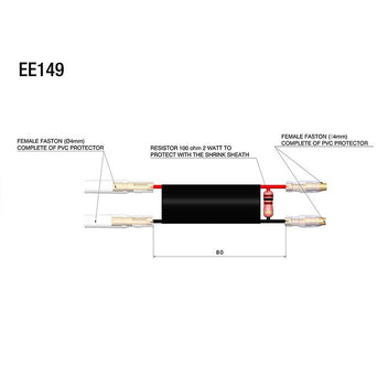 Resistance pour clignotants Rizoma EE149H. Blackpines.fr