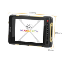 Dimensions de la tablette GPS Offroad X70 RALLY Hugerock.