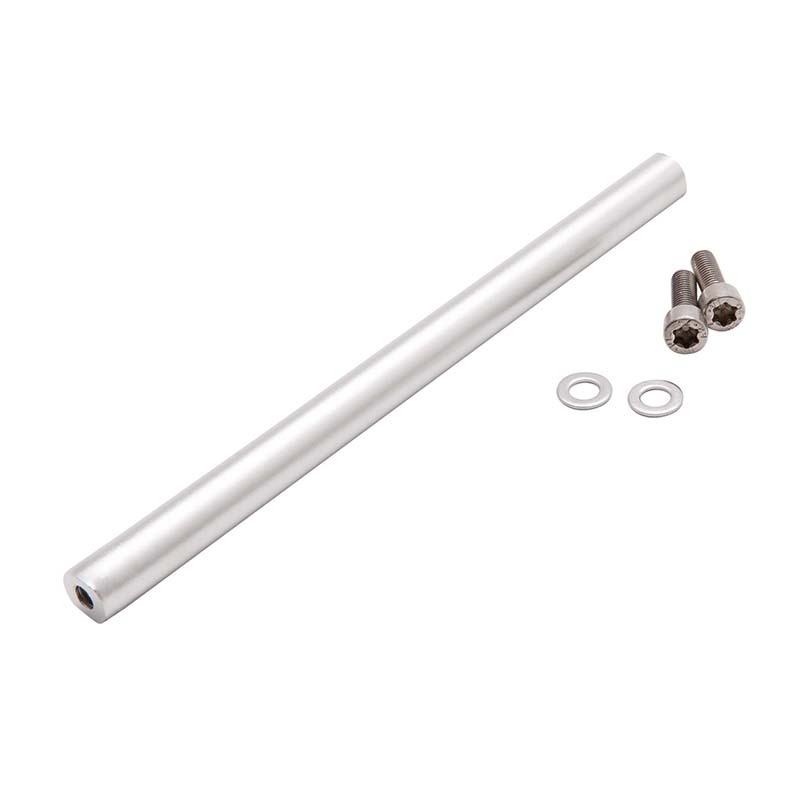 Entretoise pour arceaux de protection moteur Wunderlich couleur acier. Blackpines.fr