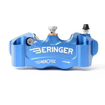 Etrier moto axial 4 pistons Beringer 4r02a bleu. Blackpines.fr