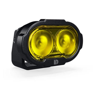 Feu additionnel moto LED jaune DL2 DENALI. Blackpines.fr