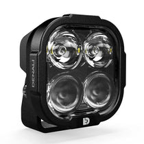 feu additionnel moto LED blanc Denali DL4. Blackpines.fr