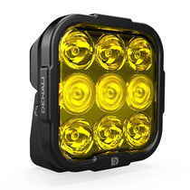 Feu additionnel moto LED jaune Denali DL9. Blackpines.fr