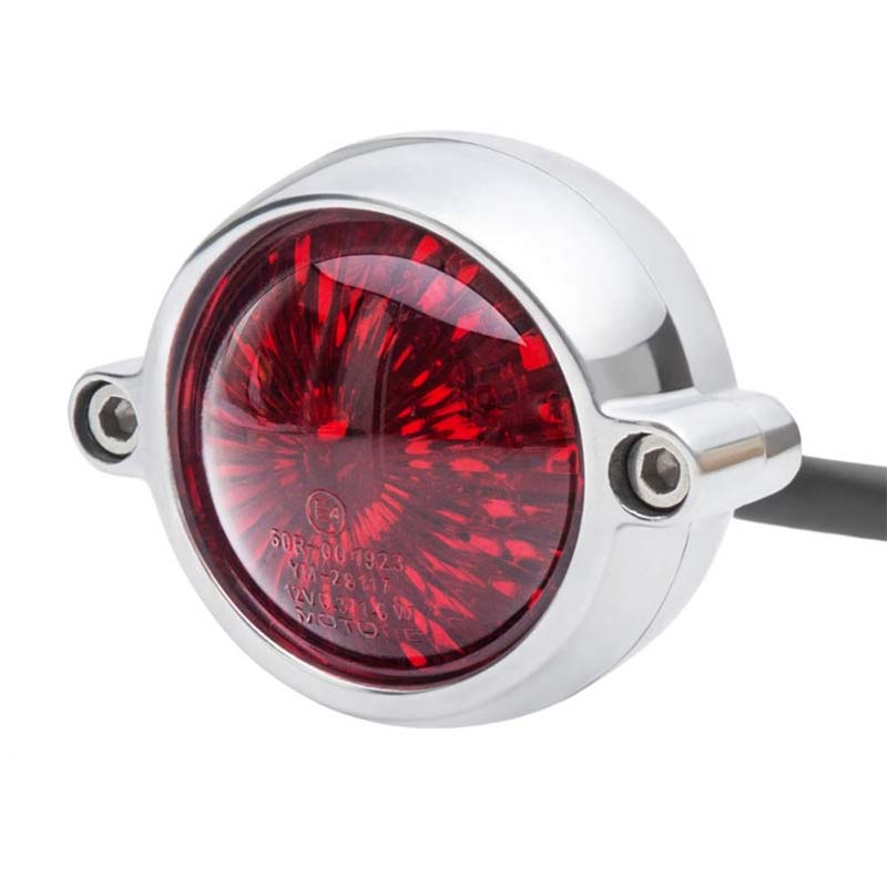Feu Arrière Moto Avec Plaque D'Immatriculation - Compatible DAX ST50 ST70 CT50 CT70 Trail