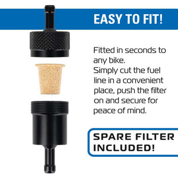 Filtre essence aluminium ox832 Oxford. Blackpines.fr