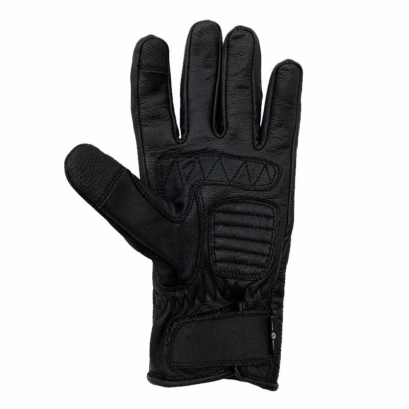 Gants moto femme en cuir SOHO The Royal Racer. Blackpines.fr