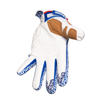 Gant mx JT Racing USA LIFE-LINE blanc et bleu paume.